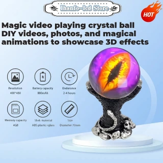 VisionSphere 3D – Mesmerizing Crystal Ball Video Display