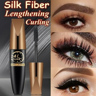🔥 Koop 1 krijg 1 gratis🔥  SHEDOES Waterproof Silk Fibre Dikke Verlengende Mascara