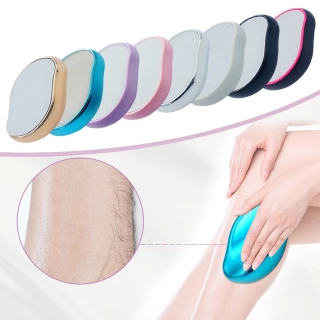 Reusable Crystal Hair Eraser – Painless Glass Epilator Stone for Smooth Skin