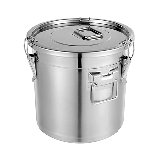 Kibble Keeper — Airtight Stainless Steel Pet Food Bin (21L / 33L)