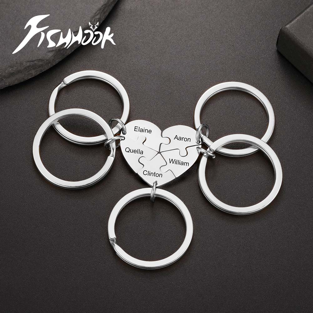 Puzzle Keychain — Custom Engraved Connection - Trending Jewelry & Watches Product June 2026