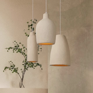Wabi Sabi Ceiling LED Chandelier Nordic Pendant Light for Living Room Dining Bedroom Loft 2025 New Model Designer Hanghing Lamp