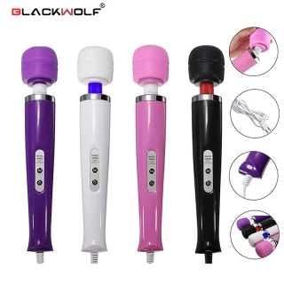 Black Wolf 10-Speed Magic Wand – Powerful AV Vibrator