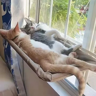 Window Hammock - Suction Cup Cat Perch