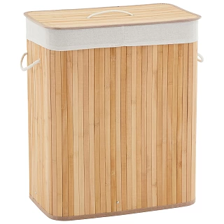 Tidy Den Bamboo Basket — 106L 4-Section Toy & Blanket Storage with Lid