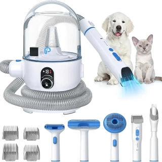 5-in-1 Pet Grooming Vacuum Kit with 2.0L Dust Cup