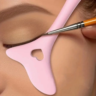 Silicone Eyeliner Stencil – Reusable Winged Eyeliner Guide for Precise Eye Makeup Application