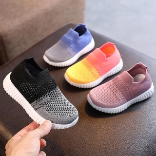 Toddler Boy or Girl Mesh Breathable Anti-Slip Walking Running Sneakers Shoes