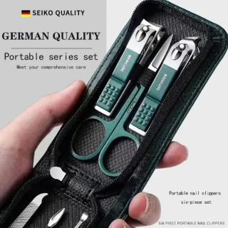 Premium Nail Scissors Set – High-End Grooming Kit for Men & Women, Precision Stainless Steel Nail Clippers for Home Use