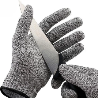 Cut Resistant Gloves Anti-Cutting Food Grade Level 5 Kitchen Butcher Protection 1 Pair
