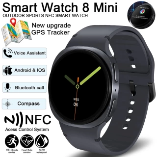2026 Smartwatch for Men & Women: Bluetooth Calling, Heart Rate Monitor, IP68 Waterproof, NFC