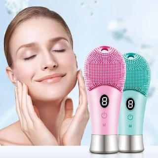 Ultrasonic Skin Sonic Scrubber Facial Brush Vibration