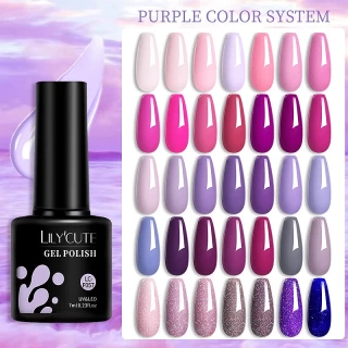 LILYCUTE 129-Color Gel Nail Polish Set – Salon Finish