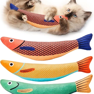 Catch of the Day — Crinkle Catnip Fish Toys (3-Pack)