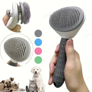 One-Click Self-Cleaning Pet Hair Brush
