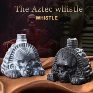 Authentic Aztec Death Whistle – Real Human Scream Skull War Whistle