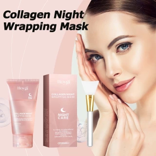 GlowWrap™ Collagen Night Mask – Overnight Firming & Hydrating Anti-Aging Face Mask for Smooth, Radiant Skin