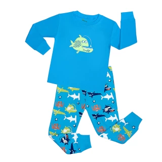 Cartoon Animal Boys' Pajama Set