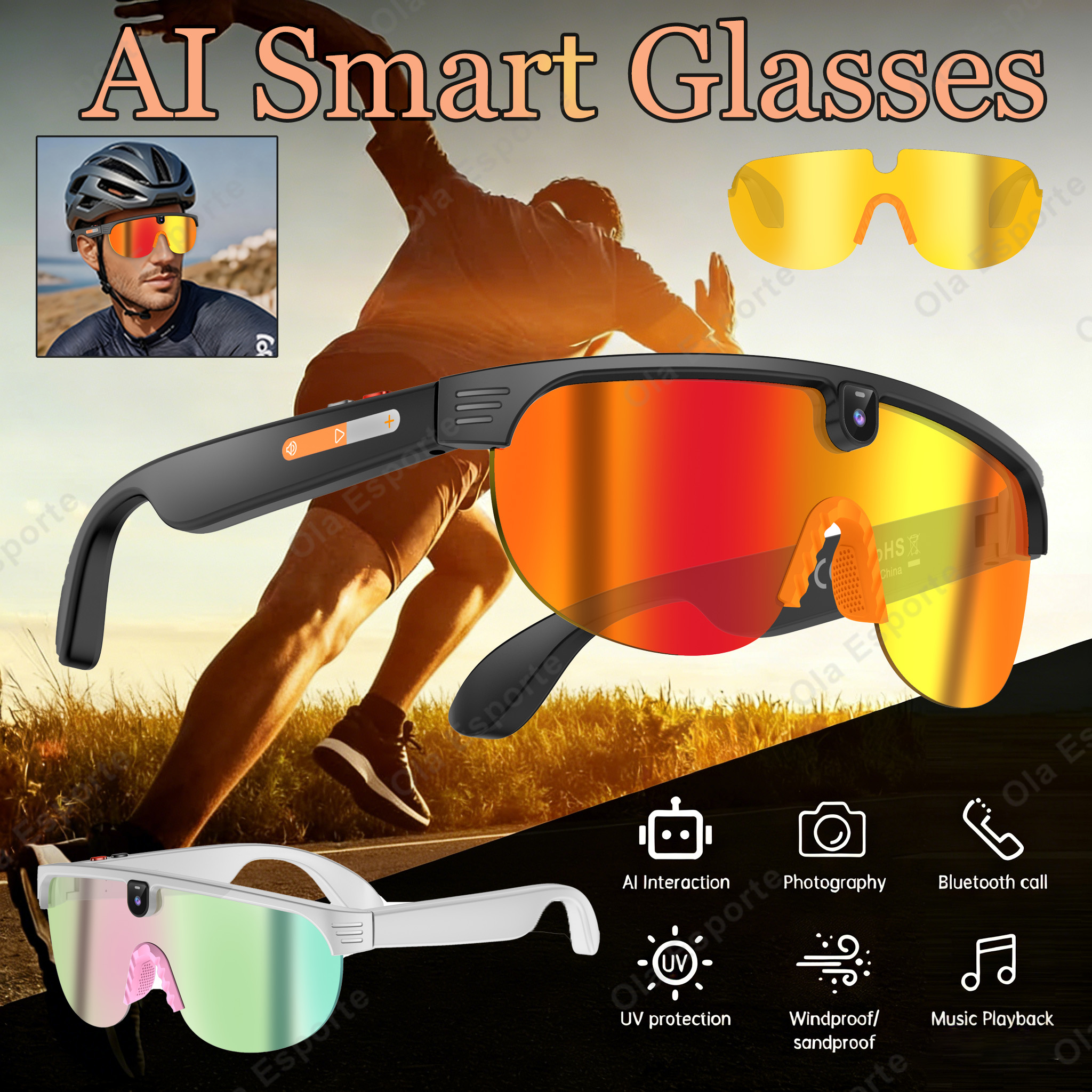 Smart Glasses — 4K Camera & Bluetooth Calls - Trending Sports Products Product June 2026