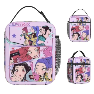 Huntrix K-Pop Group Demon Hunters Lunch Bag 