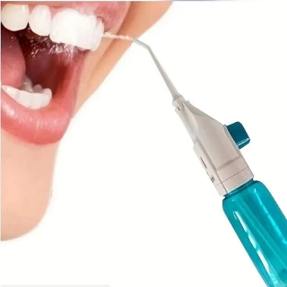 Manual High-Pressure Oral Irrigator – Portable Water Dental Floss for Deep Teeth Cleaning & Gum Care